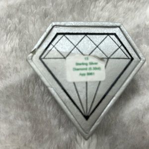 Selling my sterling silver Diamond 0.30ct ring